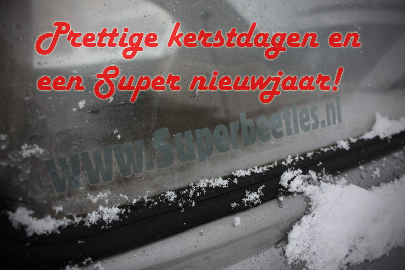 Kever in de sneeuw